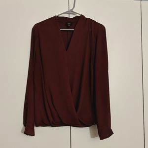 Mossimo Faux Wrap Blouse